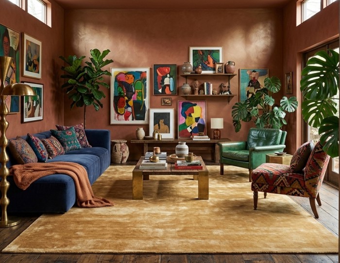 Mustard rug
